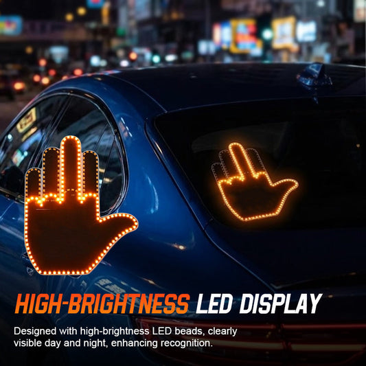 Funny LED Gesture Window Light