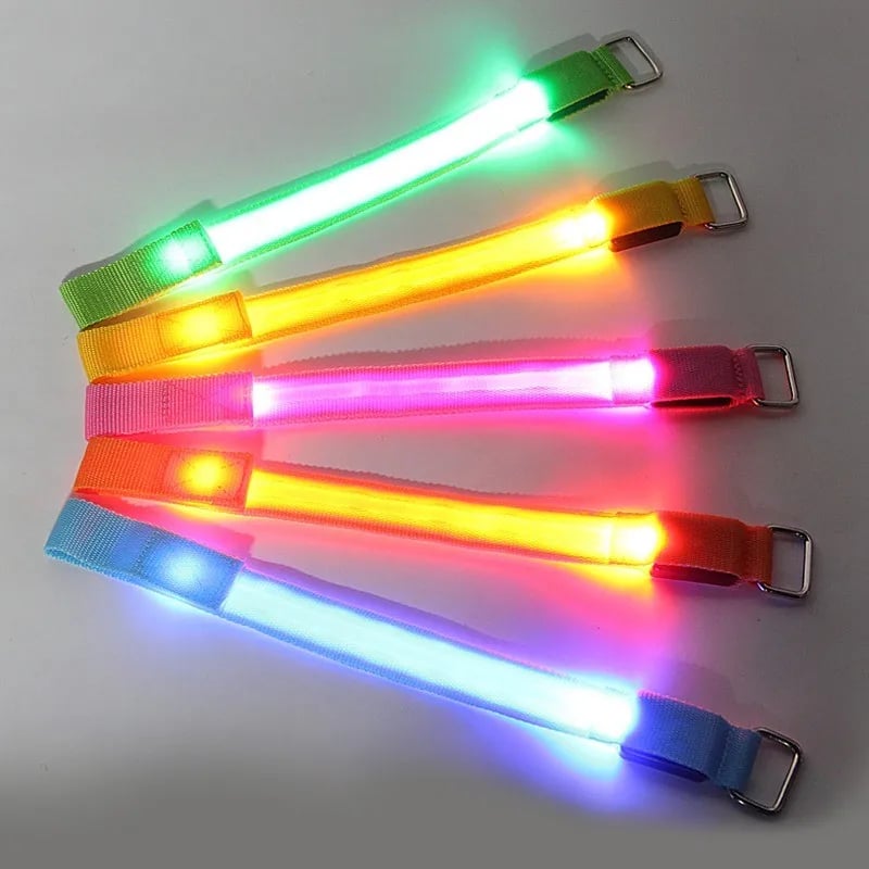 π Horse LED Leg Straps β 4 Pack | Rechargeable-Look Night Riding Safety Lights β¨