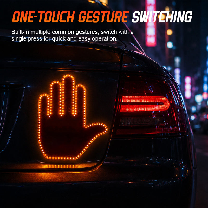 Funny LED Gesture Window Light