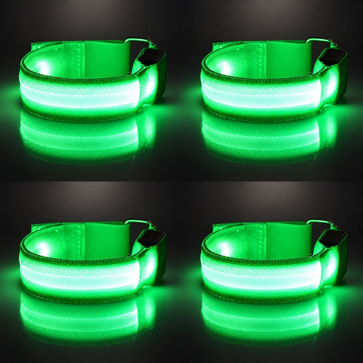 π Horse LED Leg Straps β 4 Pack | Rechargeable-Look Night Riding Safety Lights β¨