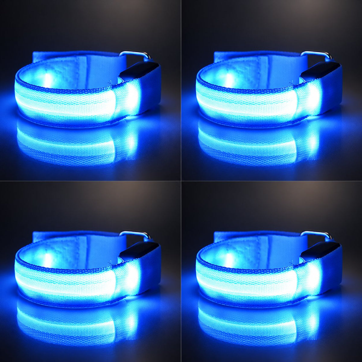 π Horse LED Leg Straps β 4 Pack | Rechargeable-Look Night Riding Safety Lights β¨