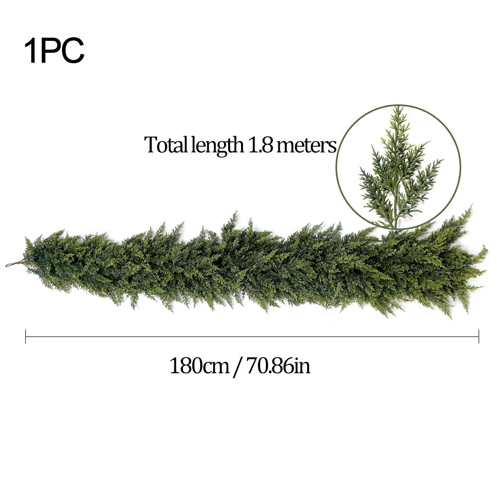 π Real-Touch Cedar Garland β Lush Christmas Greenery