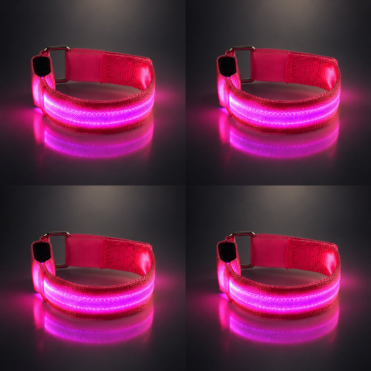 π Horse LED Leg Straps β 4 Pack | Rechargeable-Look Night Riding Safety Lights β¨