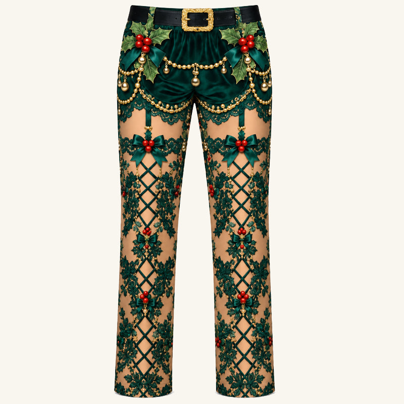 Hilarious Christmas Illusion Trousers
