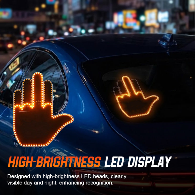 Funny LED Gesture Window Light