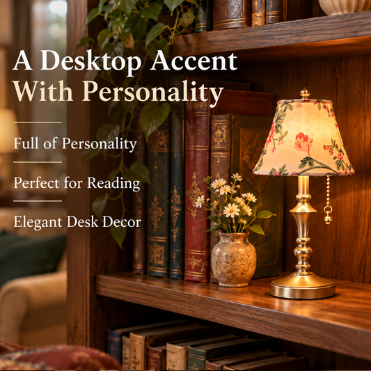Decorative Mini Lamp for Bookshelves & Desks