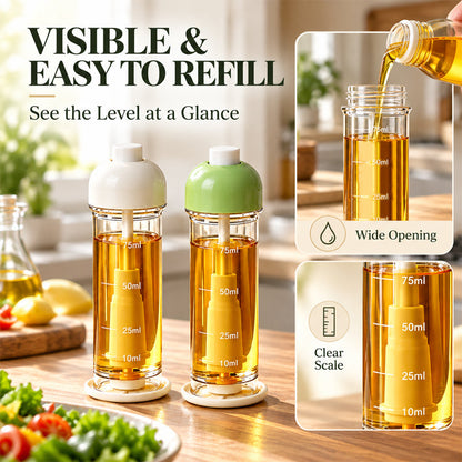 🍳💧 Cooking oil sprayer with a downward-facing spray