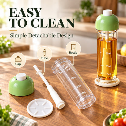 🍳💧 Cooking oil sprayer with a downward-facing spray
