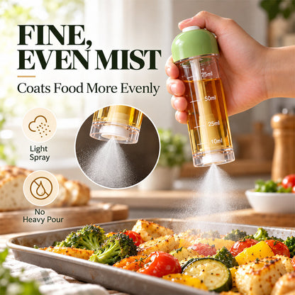 🍳💧 Cooking oil sprayer with a downward-facing spray