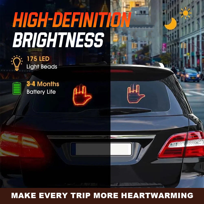Funny LED Gesture Window Light