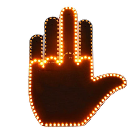 Funny LED Gesture Window Light