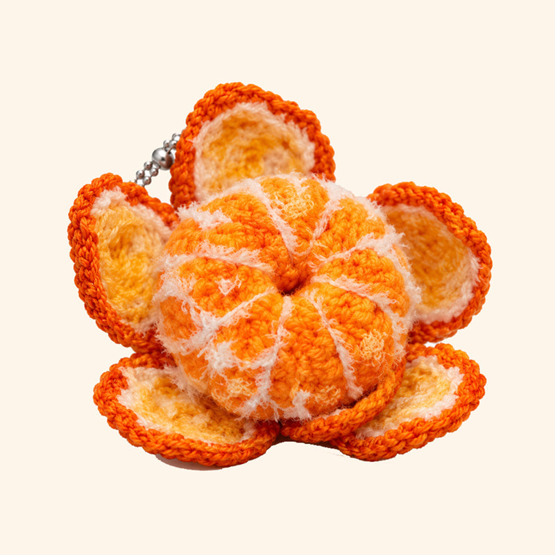 🍊 Super Cute Peelable Orange Bag Charm!