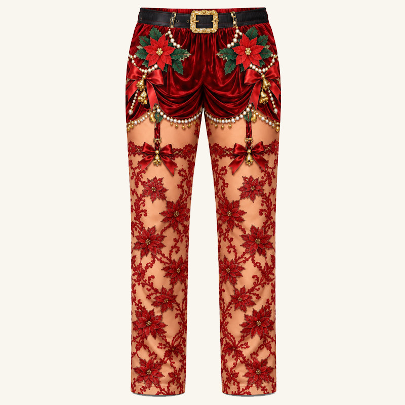 Hilarious Christmas Illusion Trousers