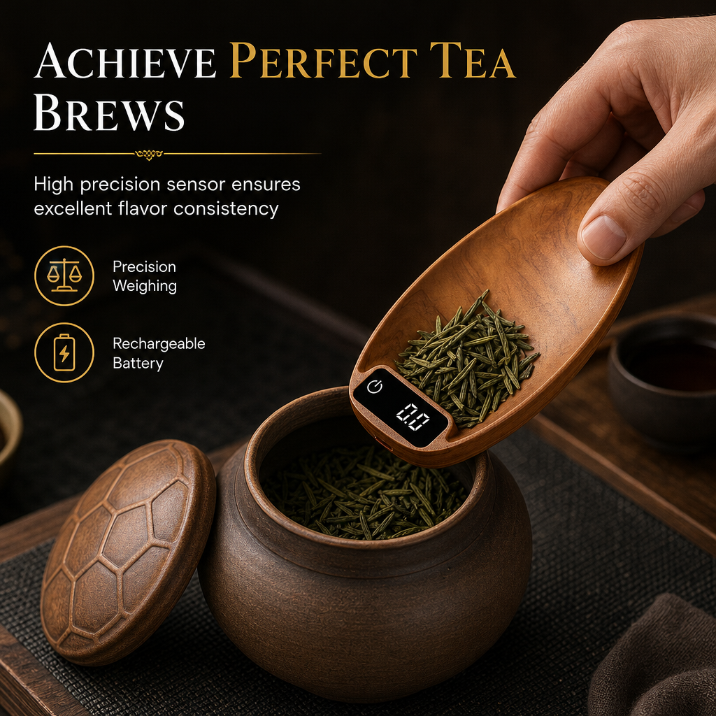 🍵Digital Tea Scoop Scale and Electronic Weighing Spoon for Tea Leaves and Coffee
